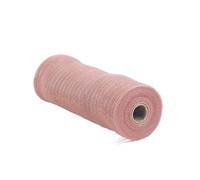 Tejido de tul en rollo Rollo de tela, Deco Mesh Ribbon Yarn Roll Multicolor 26cm x 914cm Mesh Craft Ribbon(Lotus Root Starch,W 10.2" x L 359.8" (1 Panels))