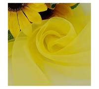 Tejido de tul en rollo Rollo de tela, Deco Mesh Ribbon Yarn Roll Multicolor Multiple Sizes DIY Sewing Decoration(Yellow,500cm L by 145cm)