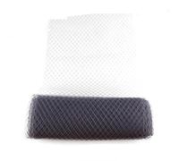 Tejido de tul en rollo Rollo de tela, Mesh Yarn Roll For Veiling Millinery And DIY Hair Accessories Multicolor 25CM 45CM(Grey,1METER-45CM)