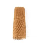 Tejido de tul en rollo Rollo de tela, Mesh Yarn Roll For Veiling Millinery And DIY Hair Accessories Multicolor 25CM 45CM(Khaki,1METER-45CM)