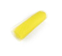 Tejido de tul en rollo Rollo de tela, Mesh Yarn Roll For Veiling Millinery And DIY Hair Accessories Multicolor 25CM 45CM(Lemon Yellow,W 0.4" x L 0.4" (1 Panels))