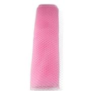 Tejido de tul en rollo Rollo de tela, Mesh Yarn Roll For Veiling Millinery And DIY Hair Accessories Multicolor 25CM 45CM(Pink,1METER-25CM)