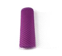 Tejido de tul en rollo Rollo de tela, Mesh Yarn Roll For Veiling Millinery And DIY Hair Accessories Multicolor 25CM 45CM(Light Purple,1METER-45CM)