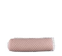 Tejido de tul en rollo Rollo de tela, Mesh Yarn Roll For Veiling Millinery And DIY Hair Accessories Multicolor 25CM 45CM(Peach,1METER-45CM)