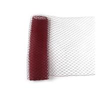 Tejido de tul en rollo Rollo de tela, Mesh Yarn Roll For Veiling Millinery And DIY Hair Accessories Multicolor 25CM 45CM(Brown,W 0.4" x L 0.4" (1 Panels))