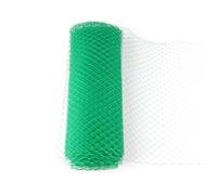 Tejido de tul en rollo Rollo de tela, Mesh Yarn Roll For Veiling Millinery And DIY Hair Accessories Multicolor 25CM 45CM(Green,1METER-25CM)