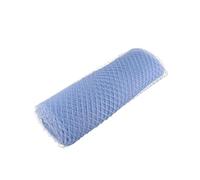 Tejido de tul en rollo Rollo de tela, Mesh Yarn Roll For Veiling Millinery And DIY Hair Accessories Multicolor 25CM 45CM(Light Blue,1METER-25CM)