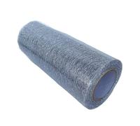 Tejido de tul en rollo Rollo de tela, Tulle Mesh Fabric Roll Polyester 9.2m By 15cm Multicolor For DIY Wedding Party Decoration(Sliver)