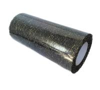 Tejido de tul en rollo Rollo de tela, Tulle Mesh Fabric Roll Polyester 9.2m By 15cm Multicolor For DIY Wedding Party Decoration(Black)