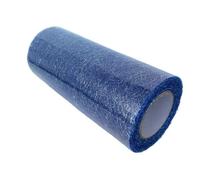 Tejido de tul en rollo Rollo de tela, Tulle Mesh Fabric Roll Polyester 9.2m By 15cm Multicolor For DIY Wedding Party Decoration(Royal Blue)