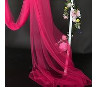 Tejido de tul suave, 3 m x 160 cm, para costura, tejido de malla, para bodas, arcos de boda, decoración a mano, cortina para puerta de ceremonia, decoración para fiestas, rosa