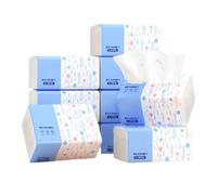 Tejido facial - Tejido de baño para el hogar | Pulpa de madera virgen engrosada con 5 capas - Hojas blandas, Servilletas sin Linto no residentes, papel multiusos para sala de estar, sueño