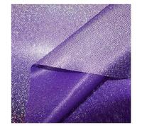 Tejido metalizado con purpurina, Tela de poliéster con purpurina iridiscente brillante, varios tamaños, muñeca for fiesta boda, bricolaje(10,100CMx150CM)