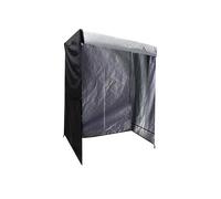 Tejido Oxford 420D Fundas para sauna de exterior, Funda antipolvo para saunas, Fundas de madera para sauna, Funda antipolvo para saunas de infrarrojos doméstica (122x122x193 cm,Negro)