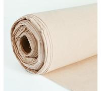 Tejido por metro (1 m, calicó natural) 147,5 cm de ancho, peso medio, 100% algodón, para manteles, costura, acolchados, forros de cortinas, fundas de cojín y bolsas de asas | FT Fashion Track