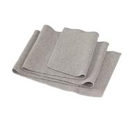 Tejido Técnico para Puños y Cinturillas, Cuellos - TinaKim Punto Acanalado Grueso para Costura de Chaquetas (Color Gris, 90x16 cm)