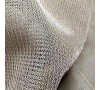 Tejidos de apantallamiento de señales Tela de fibra de plata transpirable ultrafina Material de barrera Malla conductora Tela de malla de fibra iónica de plata pura transparente Cortinas lavables Escu