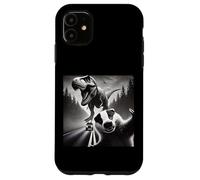 Tejón En Carretera con Bosque Misterioso Carcasa para iPhone 11