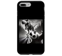 Tejón En Carretera con Bosque Misterioso Carcasa para iPhone 7 Plus/8 Plus