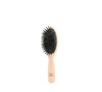 Tek Cepillo Ovalado Grande de Cerdas 100% Jabalí - Cepillo para Cabello Largo, Medio y Extensiones