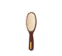 Tek Cepillo Ovalado Grande de Madera de Ovangkol con Púas Cortas