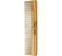 TEK - Peine Púas Espesasde en Madera de Fresno, Hecho a Mano en Italia, para Pelo Corto e Fino - 14 x 3.6 cm