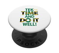 tek Yuh Tiempo Y Hazlo Bien Proverbios Jamaicanos Y Significado PopSockets PopGrip Adhesivo