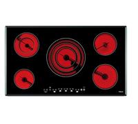 Teka 10210002 - Placa Vitrocerámica TR 951 5 Zonas 90 Cm Touch Control Stop&Go Negra