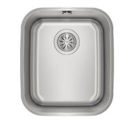 TEKA BE 34.40 - Fregadero Bajo Encimera, 1 Cubeta, para Mueble de 45cm, Cubeta de Acero Inoxidable, Fácil Instalación, Diseño Moderno, Color Acero Inoxidable