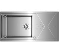 Teka Brooklyn fregadero de acero con sifón 98.4x50.4 cm 115100023