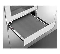 Teka | Calientaplatos con termostato Regulable y Apertura Push-Pull | CP 15 GS | Cristal Blanco | 14 x 59.5 x 55.7 cm