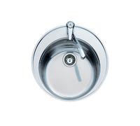 Teka CENTROVAL 1B - Fregadero 1 Cubeta Circular Mueble 45 Cm Inoxidable