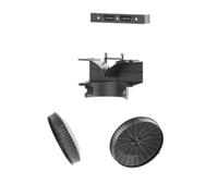 Teka D13CTP - Kit de Recirculación para Filtros Convencionales, sin Cubretubos, Incluye Filtros D9C, para Campana en Recirculación, Fácil Instalación, Color Negro