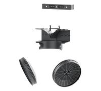 Teka D13CTP - Kit de Recirculación para Filtros Convencionales, sin Cubretubos, Incluye Filtros D9C, para Campana en Recirculación, Fácil Instalación, Color Negro