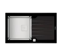 Teka Diamond fregadero de acero 86x51 cm negro 115100011