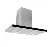 Campana decorativa Teka DLH986T, Cristal negro, 90, 701 m³/h, A+