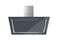 Teka DLV 98660 TOS - Campana Extractora Vertical de 90 cm, Urban Colors Edition, Función FreshAir, Campana Decorativa, Aspiración Perimetral "Contour", Apertura del Panel Frontal, Color Stone Grey