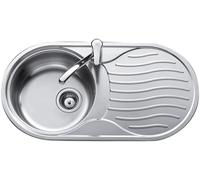 Teka DR-80 1C 1E DCHA - Fregadero De Cocina Acero 1Ø Inox 45 Cm 1 Cubeta 1 Escurridor