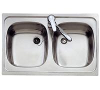 Teka E/800.440 2C - Fregadero Mueble 80 Cm 2 Cubetas Inoxidable