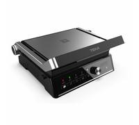 TEKA Grill Eléctrico Multifunción Libre Instalación, Estructura Metálica, Panel Táctil, Regulación 150-230 °C, 5 Programas Automáticos, Apertura 180º, Planchas Easy Clean 28,5x22,5 cm