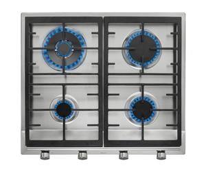 Teka EX 60.14G AI AL DR Placa de Gas Natural 4 Zonas Acero Inoxidable