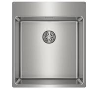 Teka FORLINE RS15 40.40 - Fregadero 1 Cubeta EncastradoTop/Enrasado Mueble de 50 Cm SilentSmart Inox