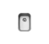 TEKA Fregadero Bajo Encimera 1 Cubeta en Acero Inoxidable 18/10, Profundidad 18cm, Válvula Canasta 3 ½”, Embellecedor de Rebosadero, Incluye Accesorios de Fijación, Mueble de 45cm, Modelo BE 28.40