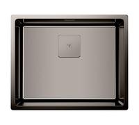 Teka Flexlinea fregadero de acero con sifón 54x44 cm grafito 115000024