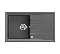 Teka Stone 50 B-TG 1C 1E - Fregadero 1 Cubeta + Escurridor Mueble 50cm Gris