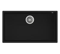 Teka - Fregadero Tegranite Square 72.40 Color Black Ref 115230015 Mueble De 80 Cm