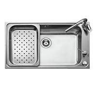 Teka - Fregadero Teka Bahía Plus 1C Color Inox Ref 12127001 Mueble De 90 Cm
