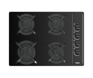 Teka GBC 64003 Encimera de Gas 4 Zonas con Placa de Cristal