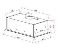 Teka gfg 2 - campana extractora, integrable en muebles, 3 velocidades,