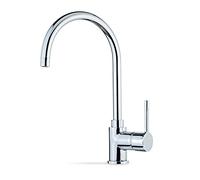 TEKA Grifo Cocina Caño Alto Giratorio, Cartucho Discos Cerámicos, Aireador